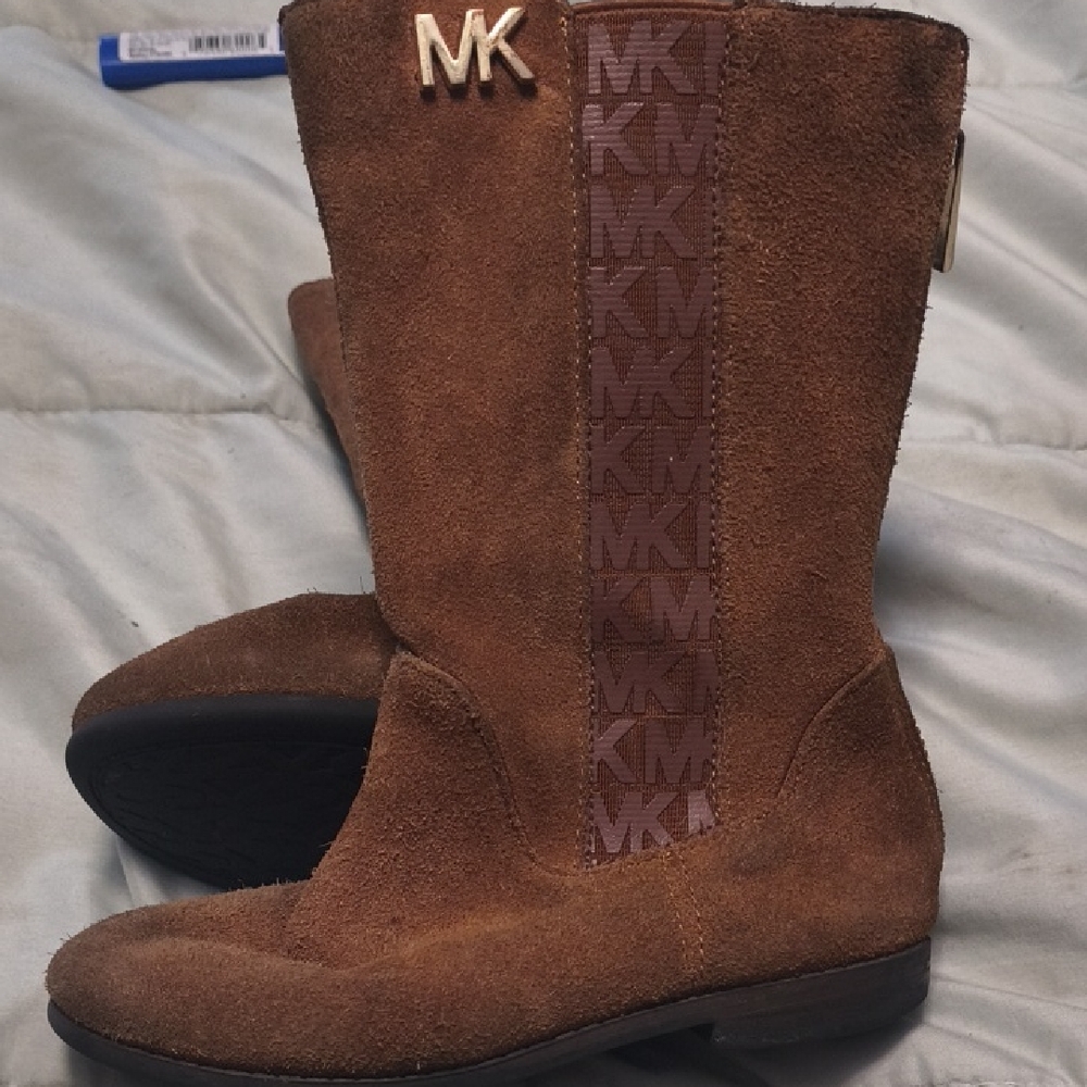 Michael Kors Chestnut Suede Ankle Boots
